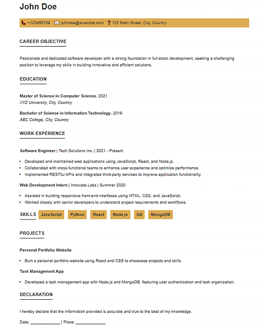 AI-Powered Resumes & Cover Letters By Sankhyana